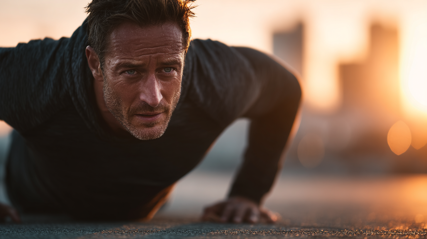 Успішний чоловік у формі