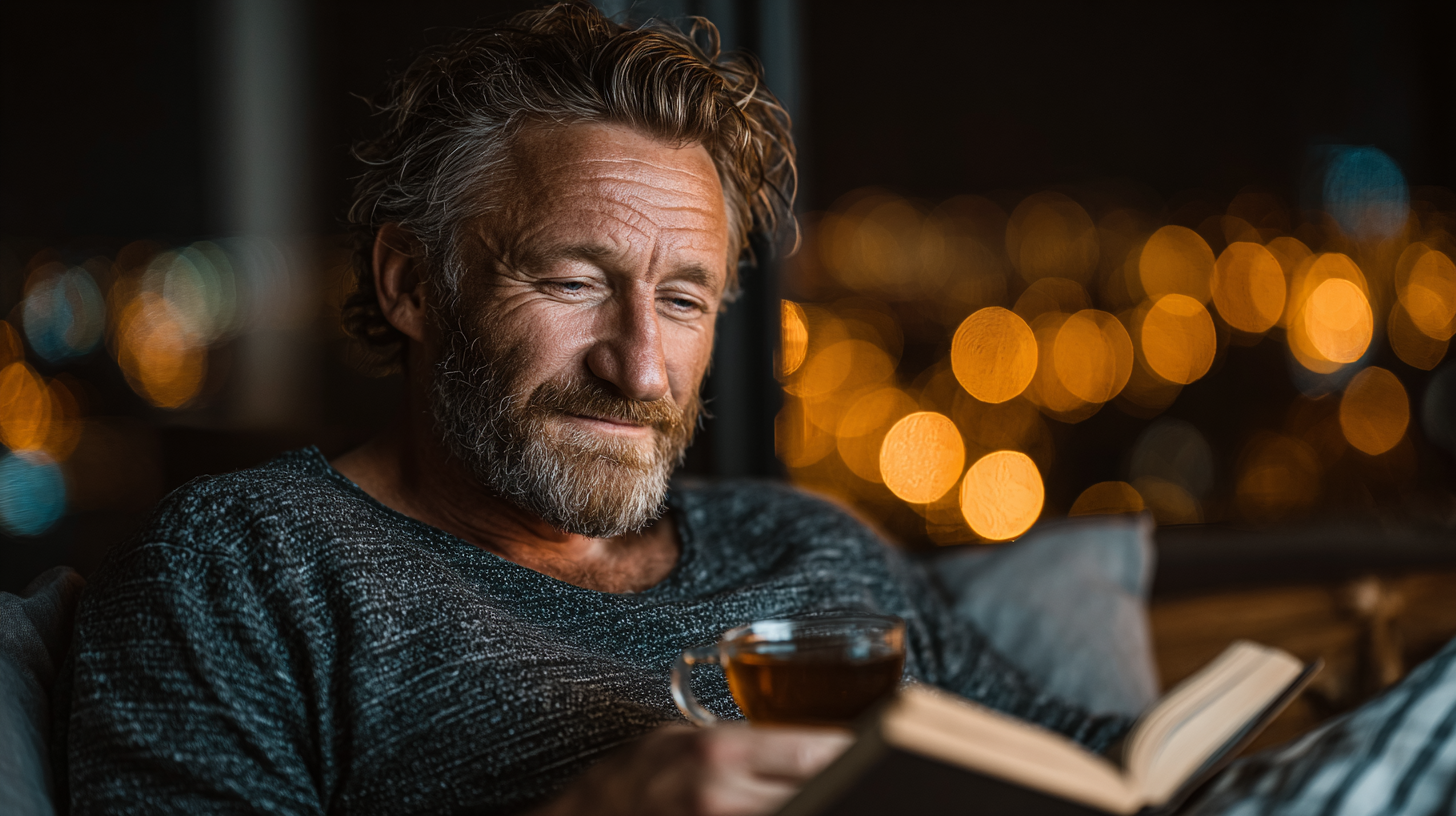 Чоловік тренується в спортзалі